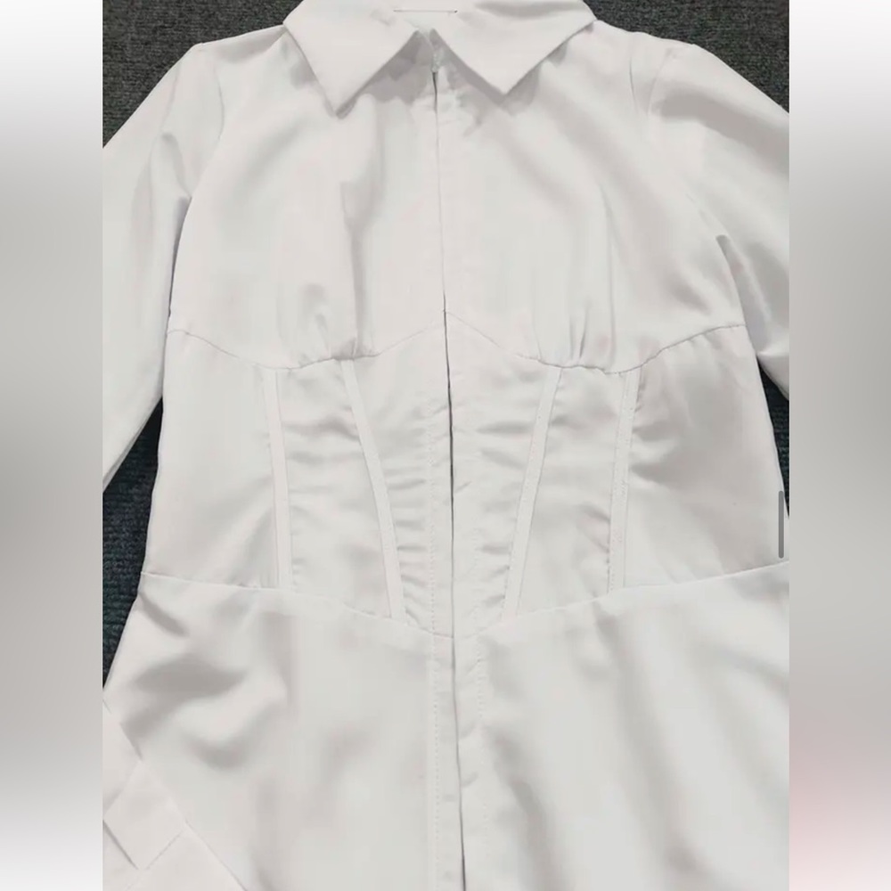 BUSTIER SHIRT DRESS - Picture 5 of 5